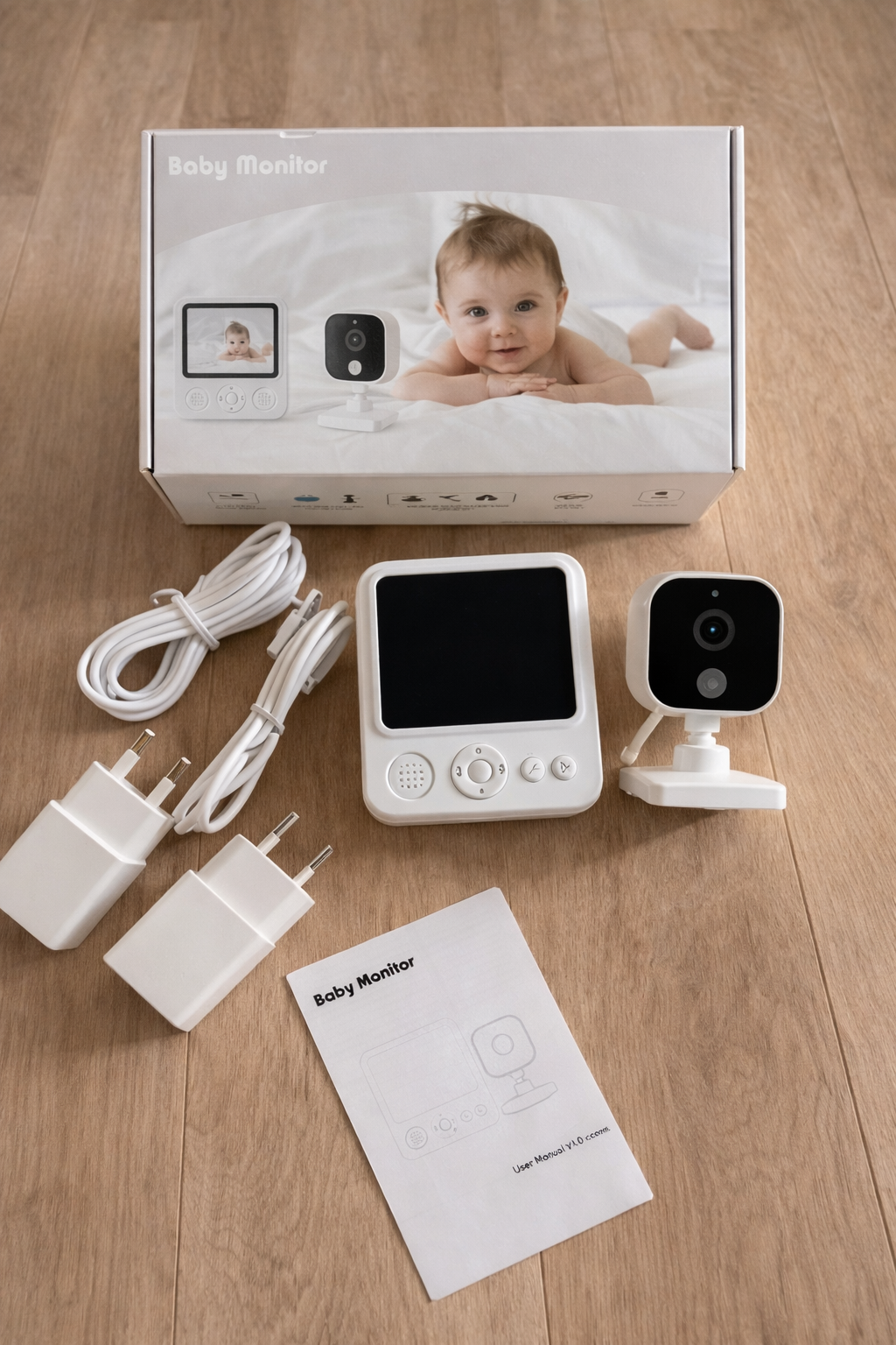 đ¶ Babyphone VidĂ©o NumĂ©rique Sans Fil â Gardez un Ćil Bienveillant sur BĂ©bĂ©, Jour et Nuit