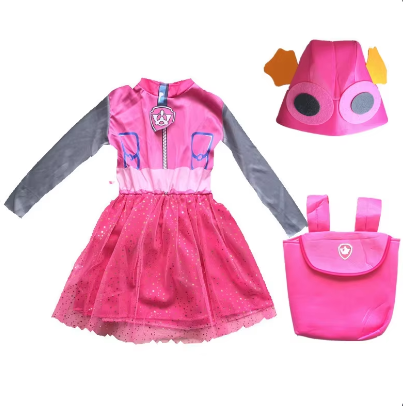 🐾 Déguisement Robe Enfant Stella - La Pat' Patrouille – Prête pour un envol immédiat !