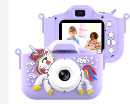 📸 Appareil Photo Numérique Enfant – Rechargeable avec Coque Silicone