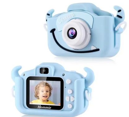 📸 Appareil Photo Numérique Enfant – Rechargeable avec Coque Silicone