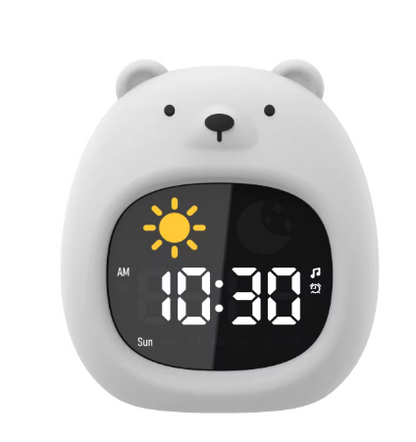 🐻 Réveil Veilleuse Éducatif - Le Compagnon Idéal pour de Douces Nuits